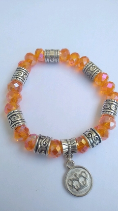 Pulsera naranja brillo - comprar online
