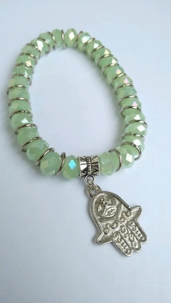 Pulsera verde brillo