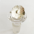 anillo de plata con flor amapola para mujer Dolores Ortega joyas, silver poppy flower ring