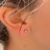 Pendientes de Plata flor tulipán Dolores Ortega joyas