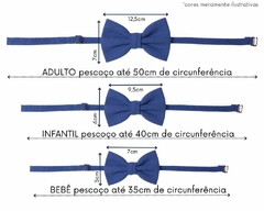 Gravata Borboleta Jeans - Ga.Bo Gravatas Borboleta