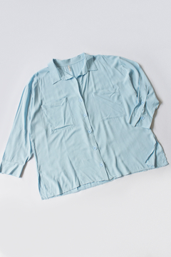 Camisa DAIANA, Camisa oversize con bolsillos plaqué - comprar online