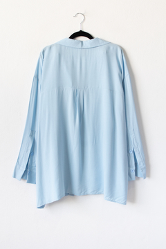 Camisa DAIANA, Camisa oversize con bolsillos plaqué - tienda online