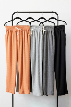 Pantalón THAIS, Pantalón con cintura elástica y lazo - comprar online