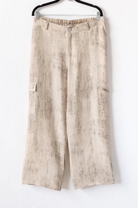 Pantalón HELIOS, Pantalón cargo con cintura elástica espalda - comprar online