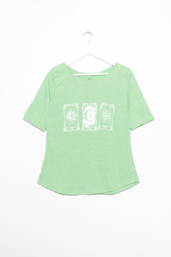 Remera Ione, Remera manga corta escote redondo