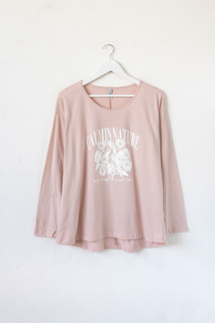 Remera MARIANNE, manga larga ESTAMPA CALM NATURE - PROMO