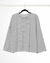 Sweater LUDMILA // Sweater rayado de cuello redondo y manga 3/4 - comprar online
