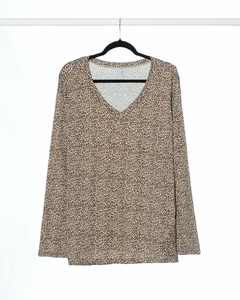 Remera EUNICE escote V manga larga - tienda online
