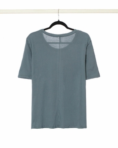Remera MANDY manga corta básica de cuello redondo de ribb - tienda online