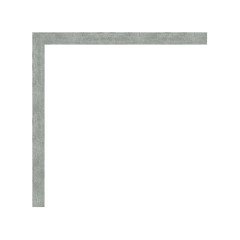 Moldura Prata Lisa - Moldura Para Quadro Decorativo