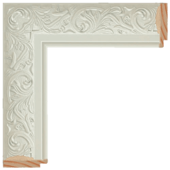 Moldura Clássica de Madeira - Moldura Entalhada - Quadro Decorativo - comprar online