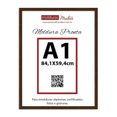 Moldura Pronta A1 com Acrílico e Impressão FineArt - loja online