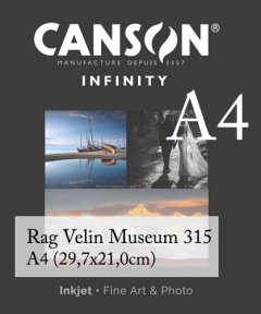 Impressão Fine Art A4 - Canson® Infinity Rag Velin Museum 315 - Papel Algodão na internet