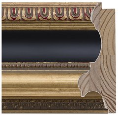 Moldura de Madeira - Rei Luiz - Moldura Clássica Para Quadro - loja online