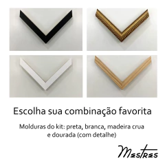 O Dueto Clássico - Foto Decor - Quadros personalizados com sua foto - 45x85cm
