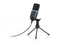 IK Multimedia IRIG MIC STUDIO- Microfono de Condenser de Estudio - Compatible con Android / iPhone / Mac/ PC en internet