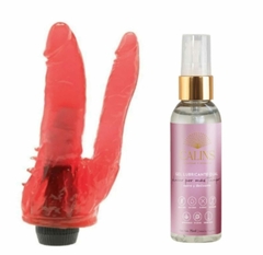 Doble Vibe Rojo + Gel Dual