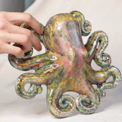 Pulpo de ceramica Escultura grande