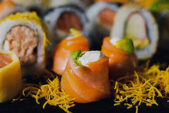 Geishas de salmón 6 piezas