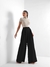 Calça pantalona linho