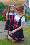 CONJUNTO - Traje Típico Alemão (Frida) - TAL MÃE, TAL FILHA - ÉLLEN