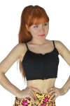 CROPPED DE ALCINHA COM ZÍPER