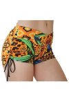 SHORTINHO CURTINHO FRANZIDO - ANIMAL PRINT