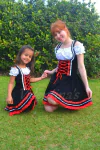 CONJUNTO - Traje Típico Alemão (Frida) - TAL MÃE, TAL FILHA - JANINE