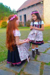 CONJUNTO - Traje Típico Alemão (Frida) - TAL MÃE, TAL FILHA - MARIA VICTORIA