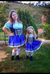 CONJUNTO - Traje Típico Alemão (Frida) - TAL MÃE, TAL FILHA - ELSA