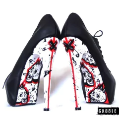White Skulls Booties - comprar online