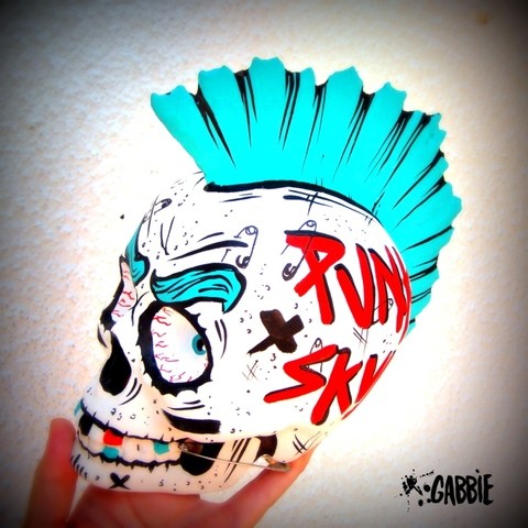 Punk Mohawk Skull - comprar online