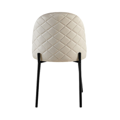 Silla Nova Pana Taupe Base Negra - S22A/TA-N-T - TRIBECA