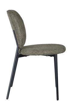 Sillón Orion Verde Oliva Base Negra -DR20032C1V - TRIBECA