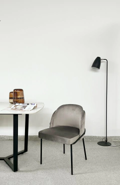 Silla Fil Noir Gris Claro - DC327GC en internet