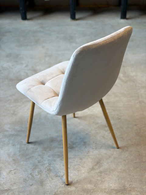 Silla Malta Gris Claro Pana Base Natural -DC812/GC-V-W - TRIBECA