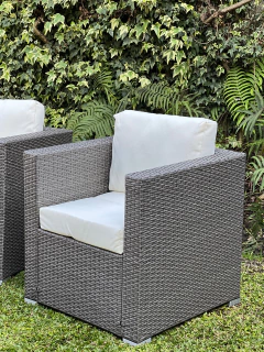 Set Molly Dark Grey + Puff - XD2114/G