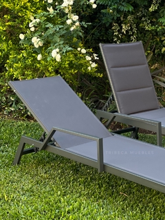 Reposera Krabi c/Apoyabrazos x2 Dark Grey - 891821/GO - TRIBECA