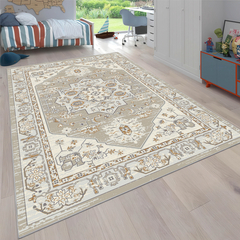 Alfombra Velvet Medallón Beige - comprar online