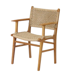 Silla Bandung Kraft Laqueado Apoyabrazos -MLIA32 - comprar online