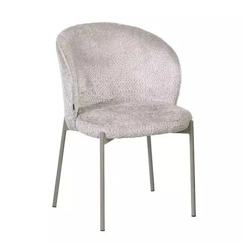 Silla Alina Gris Claro Boucle Base Capuccino -DC 8918 GCCP - comprar online