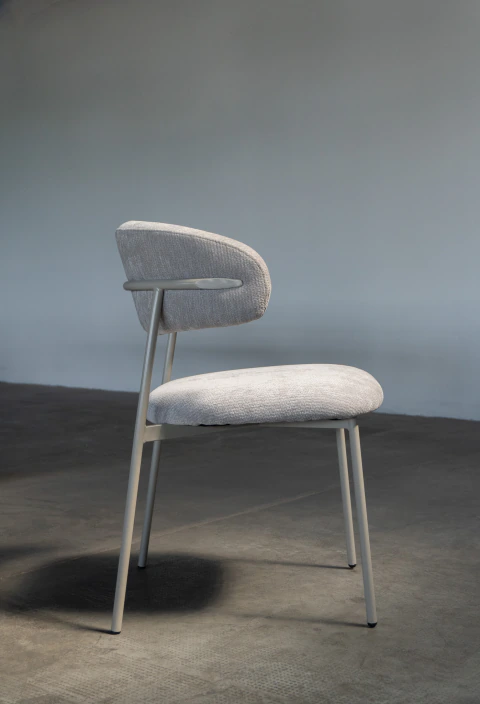 Imagen de Silla Zaro Pro Gris Claro Base Capuccino - DC1120GC/CA