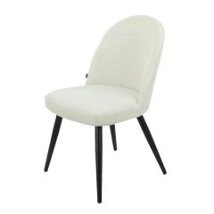Silla Zoe Beige Base Negra - DC9114/BE - comprar online