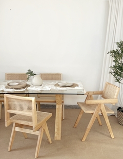Silla Jeanneret Natural c/Apoyabrazos - K692A/NT - comprar online