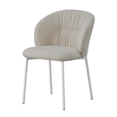 Silla Verona Chenille Gris Base Capuccino - WZCY44G - comprar online