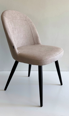 Silla Zoe Taupe Base Negra - DC9114/T - tienda online