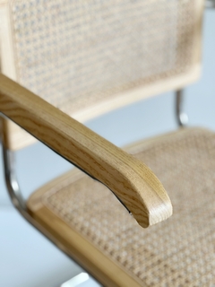 Imagen de Silla Cesca Natural Con Apoya Brazos - CB-11A/NT