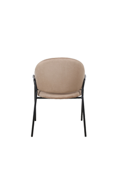 Silla Volta Taupe Base Negra - DC330TA - TRIBECA