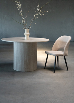 Silla Lotus Taupe Chenille Base Negra - DC834TA-N-CH - tienda online